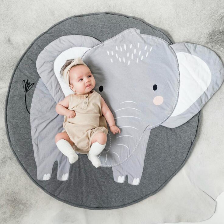 Bonita alfombra de juego de animales para bebé