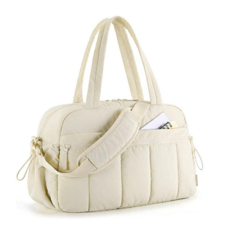 Large Capacity Carry-On Travel Duffel Bag for Women, with Shoulder Strap, Ideal for Weekend Overnight Trips and Sport Gym Use - V.I.P Digital Presence