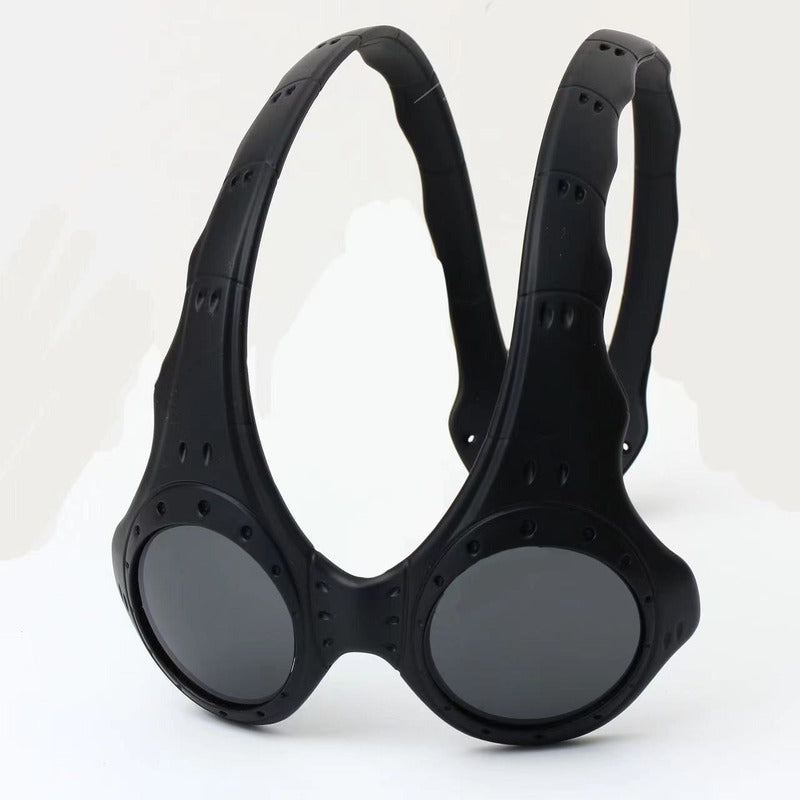 Unisex Over - The - Top Sunglasses. Ideal for outdoor cycling and sports. Fashionable retro - style metal - framed glasses. - V.I.P Digital Presence