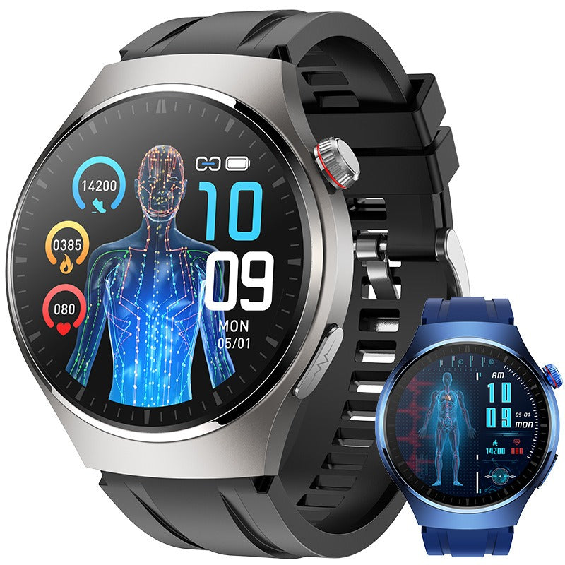 Smart watch non-invasive blood glucose measurement AMOLED ECG heart rate monitoring Bluetooth call sports watch - V.I.P Digital Presence
