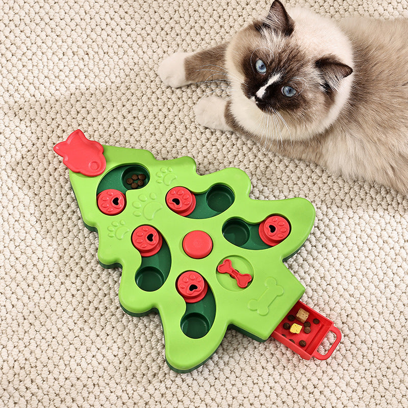 Interactive Slow Feeder Dog Bowl - Puzzle Toy for Pets - V.I.P Digital Presence