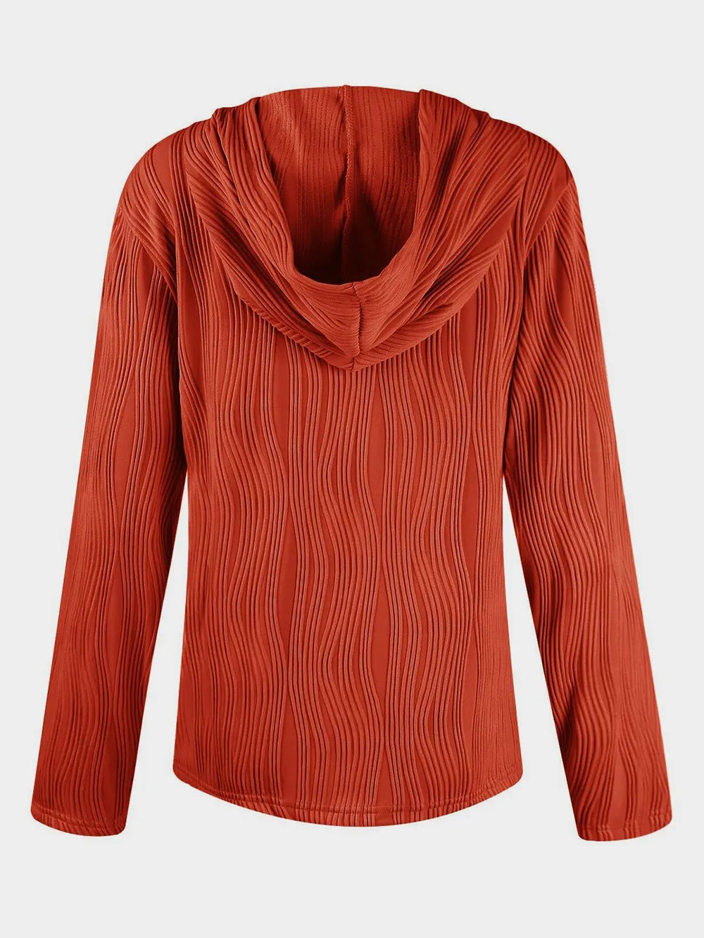 Textured Long Sleeve Hoodie - V.I.P Digital Presence