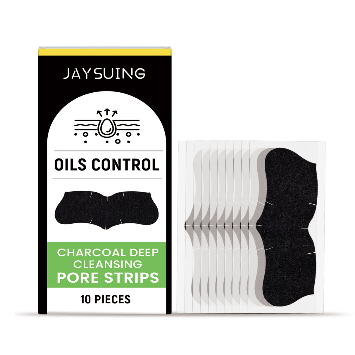 Charcoal Pore-Clearing Nasal Patch Clean Blackhead Acne Pore-Tightening Nasal Patch - V.I.P Digital Presence