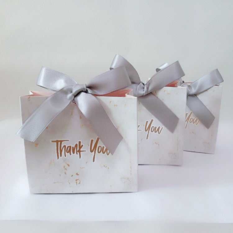 1PCS Marbled creative European style wedding sugar box wedding sugar bag wedding sugar box gift box bag paper bag - V.I.P Digital Presence