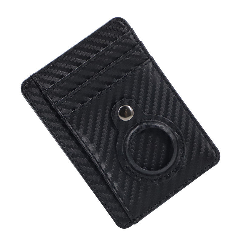 PU Leather Card Holder RFID Anti-Theft Swipe Card Bag With Tracker Bit Anti-Lost Card Holder Wallet - V.I.P Digital Presence