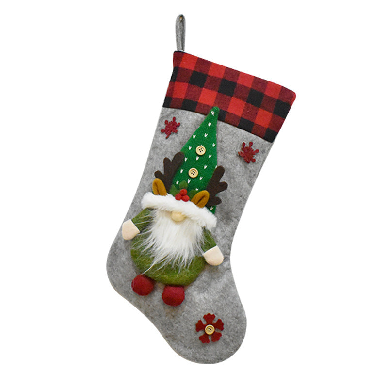Christmas Decoration Gift Faceless Doll Christmas Socks Pendant Santa Claus Children's Christmas Gift Bag - V.I.P Digital Presence