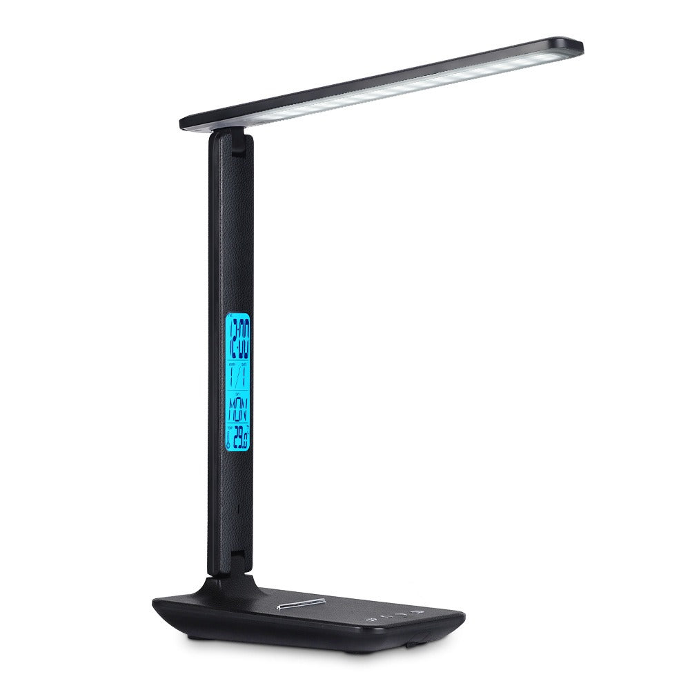 Folding alarm clock, time display, learning, reading, business, office, adjustable light, eye protection desk lamp - V.I.P Digital Presence