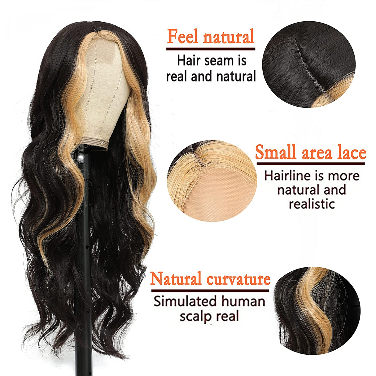 European and American Wigs With Long Curly Hair, Women's Front Lace Wigs, High-Temperature Silk Wigs, and Headsets - V.I.P Digital Presence