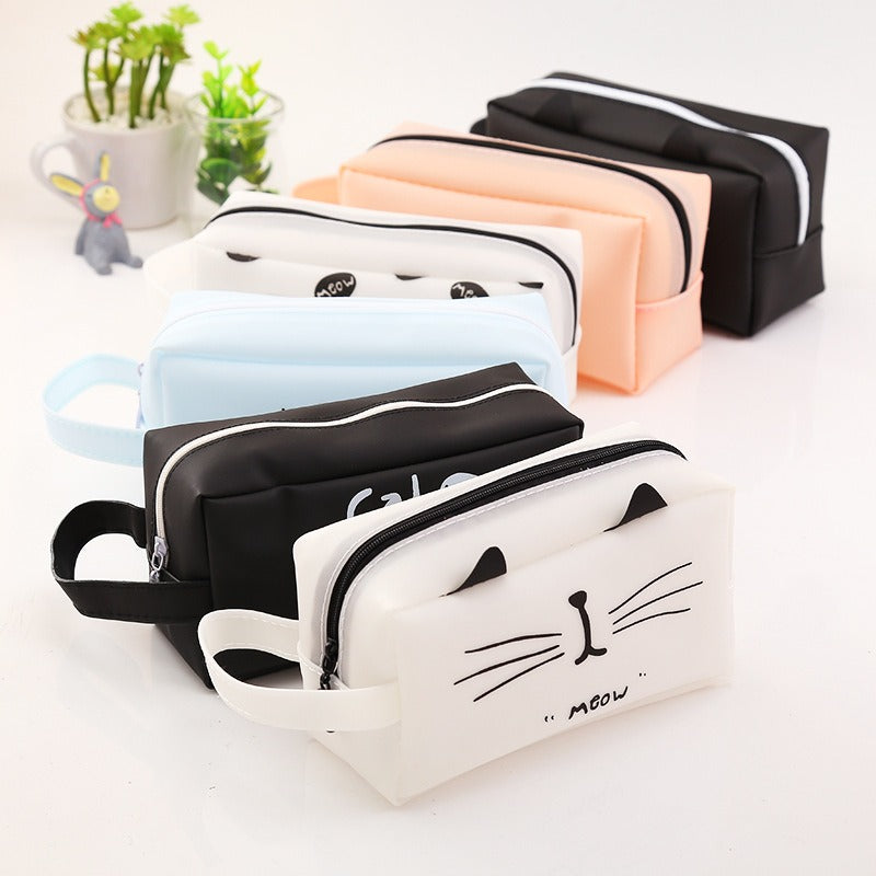 New Cat's Kingdom Pencil Bag Cartoon Cat Student Pencil Case Large Capacity Creative Stationery Box Pencil Bag - V.I.P Digital Presence