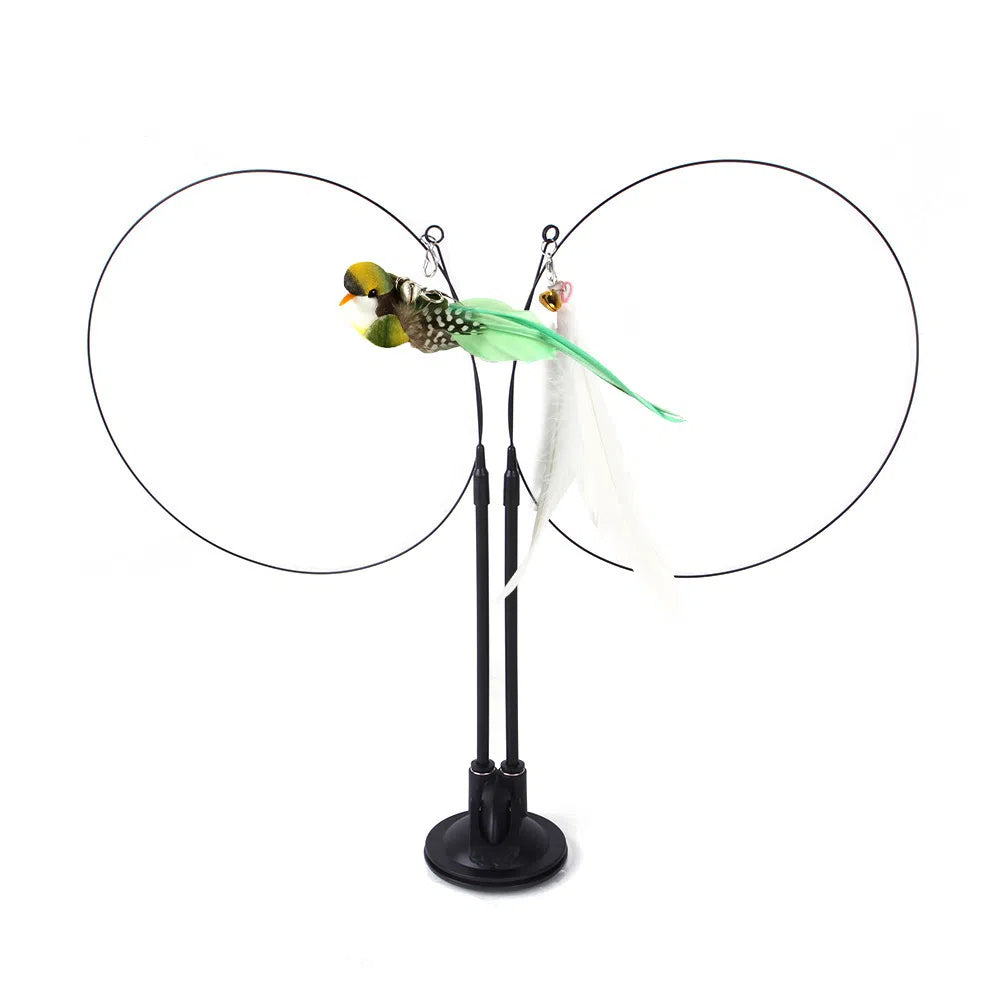 Suction cup cat toy stick that can be attached and held with steel wire multi head interchangeable cat toy and pet supplies - V.I.P Digital Presence