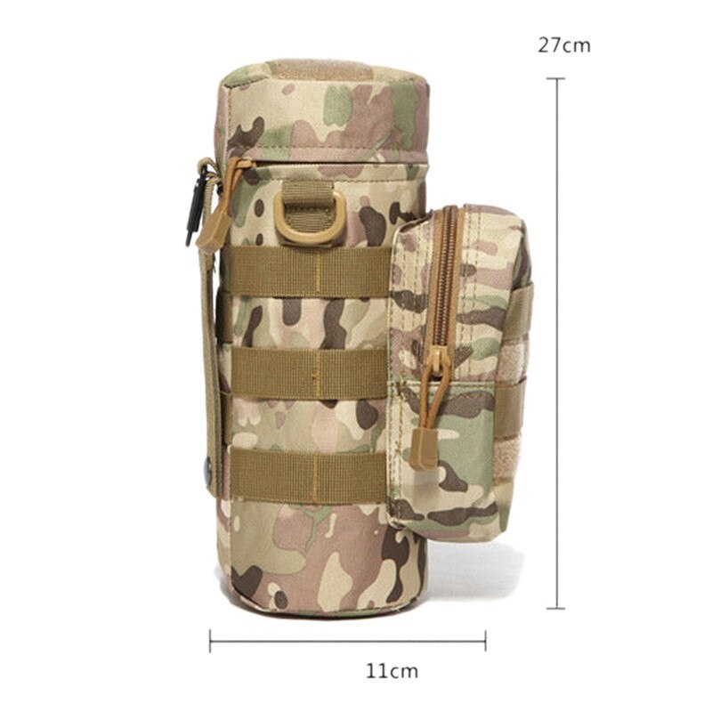 Outdoor Water Bottle Pouch Military Tactical Molle Kettle Case Waist Bag Multifunction Pockets EDC Gear Camping Hiking Riding - V.I.P Digital Presence