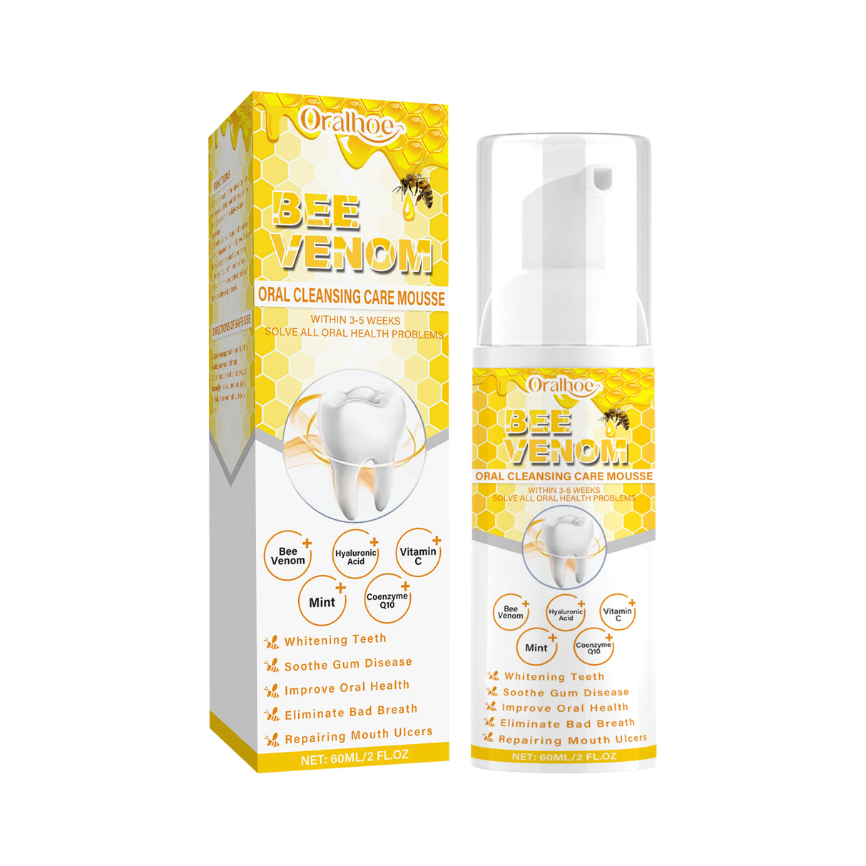 Dental Cleaning Mousse, Cleaning Care Dental Hygiene Oral Care Dental Stain Cleaning Mousse Toothpaste - V.I.P Digital Presence