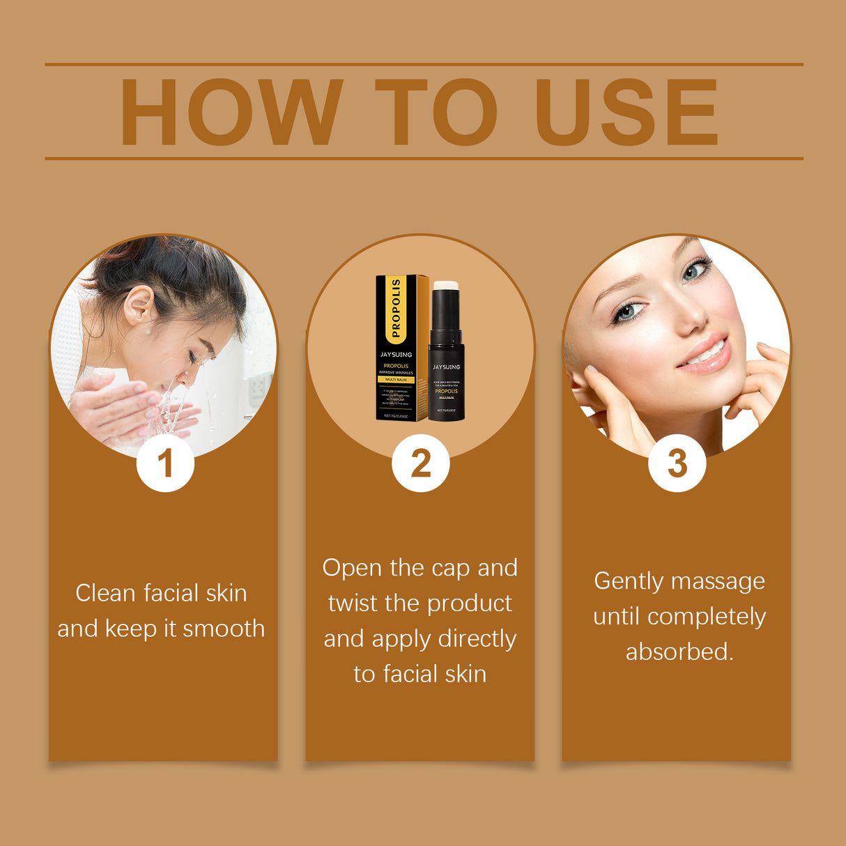 Hidratante reafirmante de propóleo, antiarrugas, hidratante y rejuvenecedor facial.