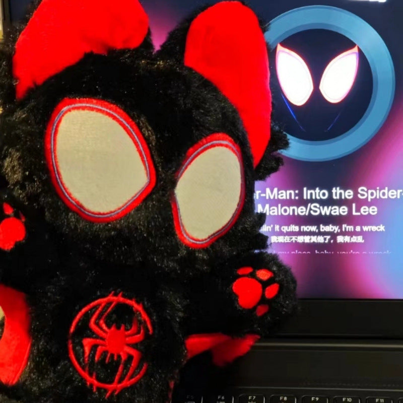 Spider Man Cat Plush Doll Spider man Doll Birthday Gift Avengers Alliance - V.I.P Digital Presence