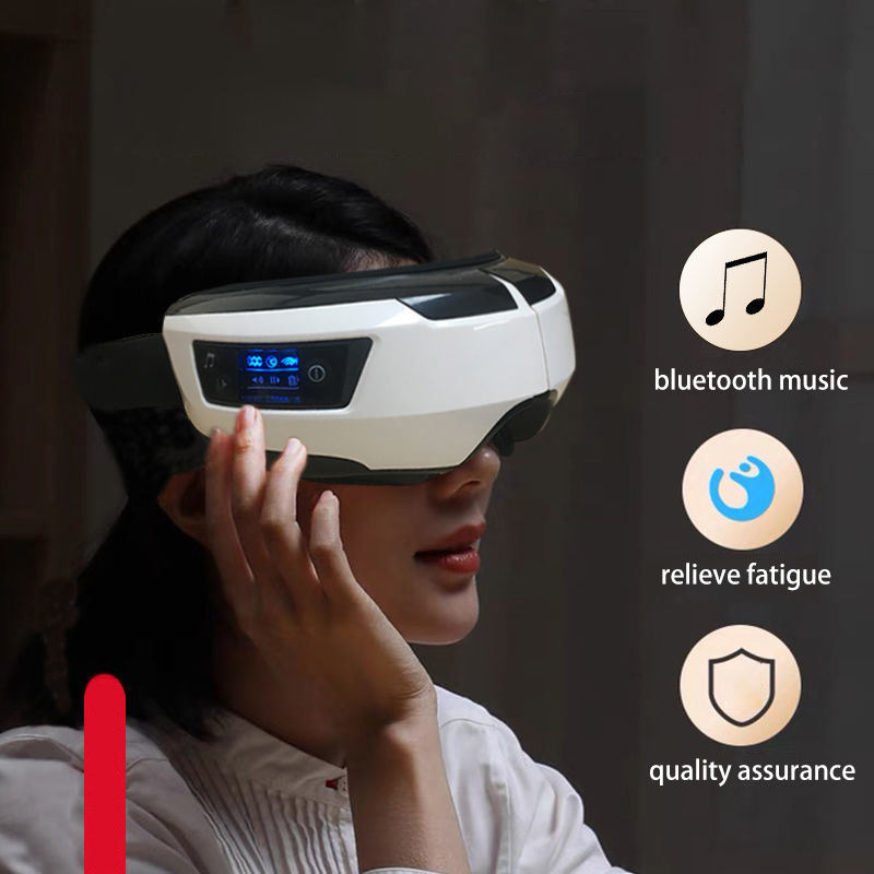 Eye Massager Vibration Therapy Air Pressure Heating Massage Relax Health Care Fatigue Stress Bluetooth Music Improve Vision - V.I.P Digital Presence