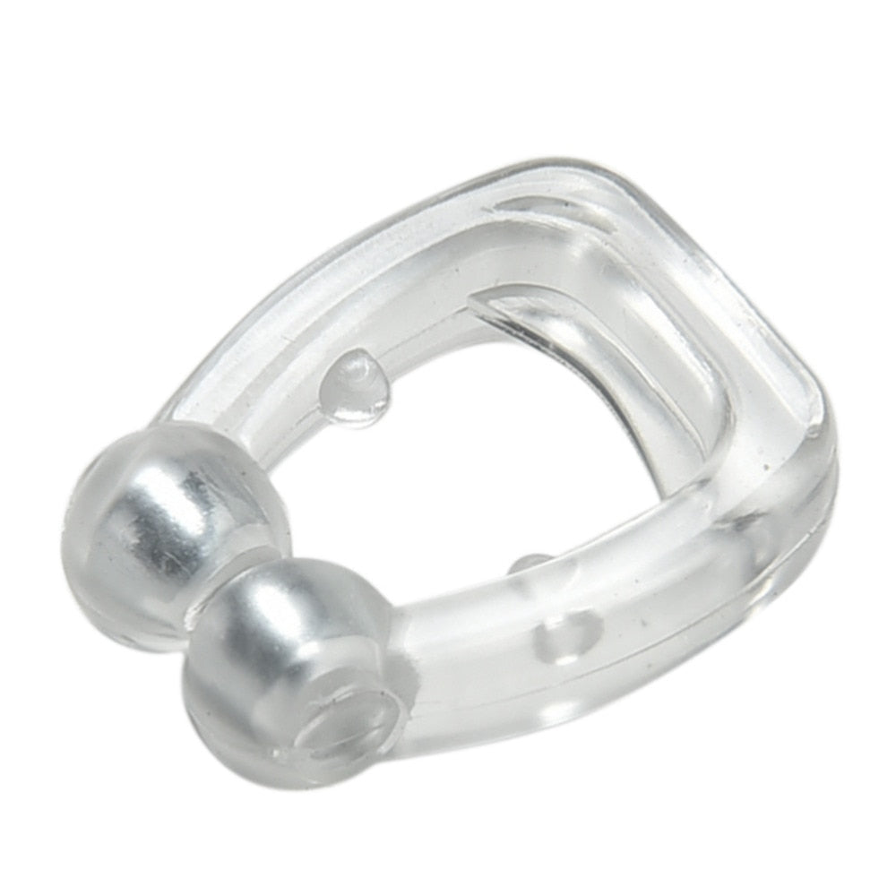 Silicone Magnetic Anti Snore Stop Snoring Nose Clip Sleep Tray Sleeping Aid Apnea Guard Night Device with Case - V.I.P Digital Presence