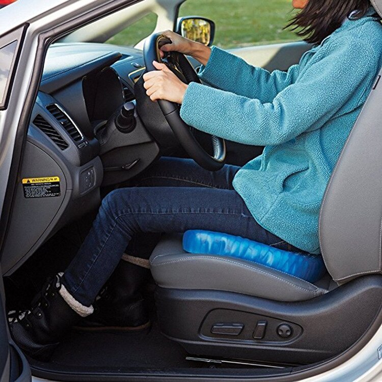 Gel Seat Cushion Double Layer Non-slip Breathable Honeycomb Egg Seat Cushion Ice Pad for Car Office Chair Wheelchair Pain Relief - V.I.P Digital Presence
