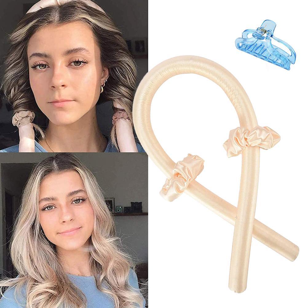 Heatless Curling Rod Headband No Heat Curls Ribbon Hair Rollers Sleeping Soft Headband Hair Curlers DIY Hair Styling Tools - V.I.P Digital Presence