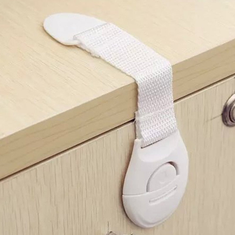 5/10 cerraduras de seguridad creativas para bebés, de plástico, para cajones, puertas, armarios, inodoros, protección para bebés y recién nacidos.