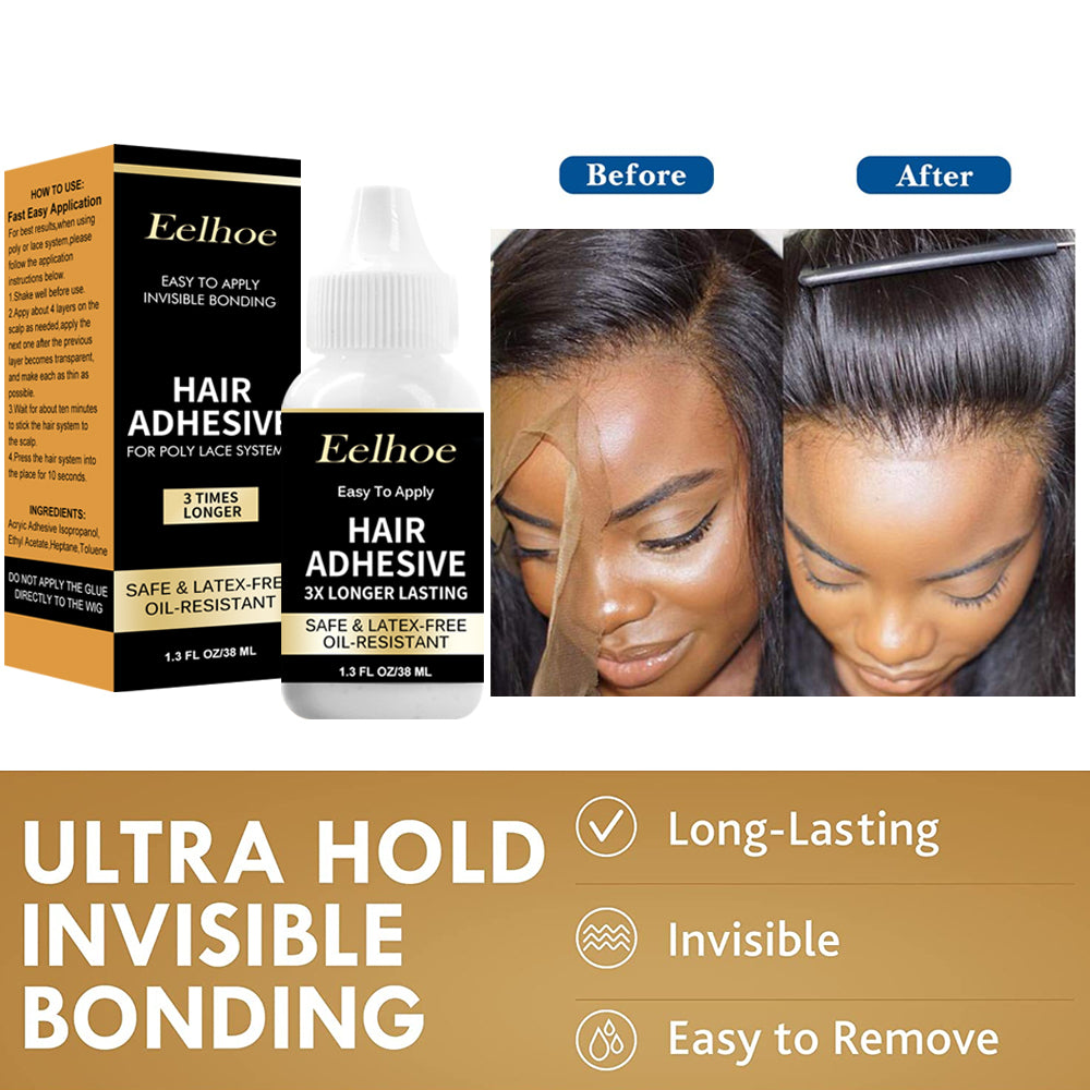 Wig Glue Skin Invisible Liquid Glue Weave Hair Repair Wig Removal Glue Quick Hair Removal Block Glue - V.I.P Digital Presence
