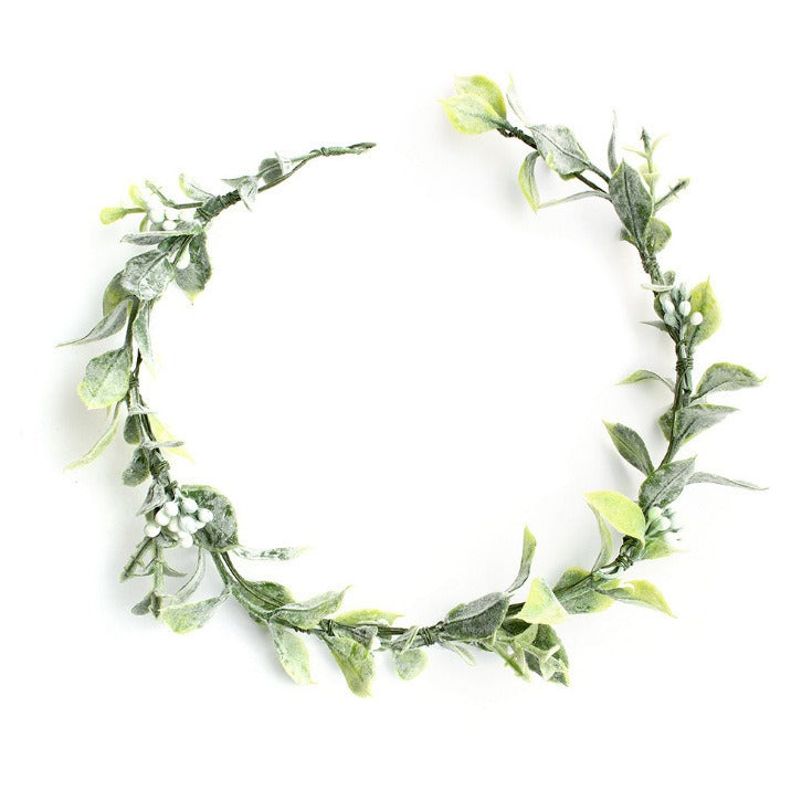 Beach vacation photo wreath headdress bride bridesmaid headdress headdress flower - V.I.P Digital Presence