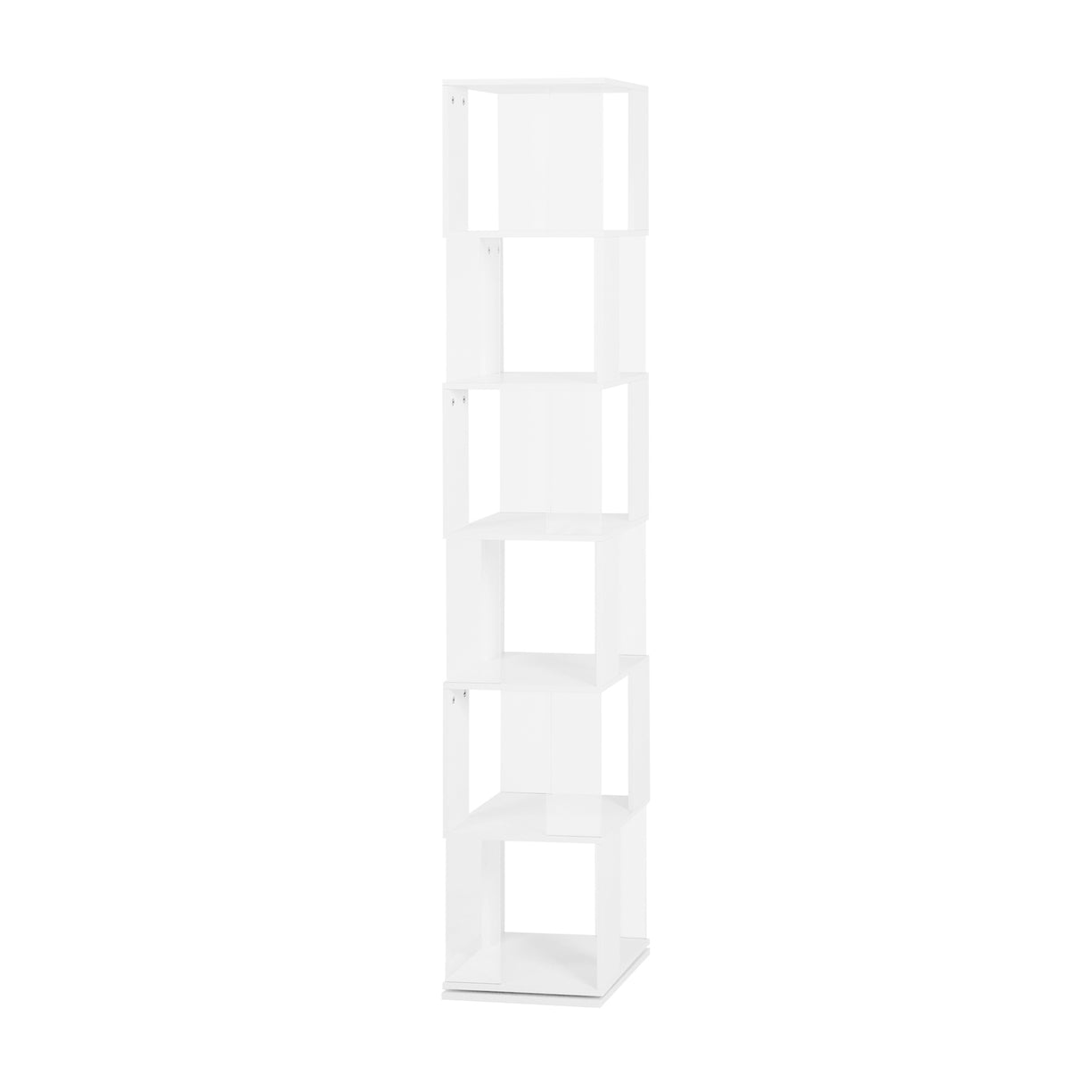 6-layer rotating acrylic board simple bookshelf, multi-functional creative bookshelf for students in the living room - V.I.P Digital Presence