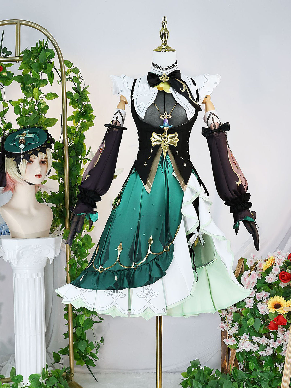 Genshin Impact cos costume perfumer Amelia cosplay costume matching shoes - V.I.P Digital Presence
