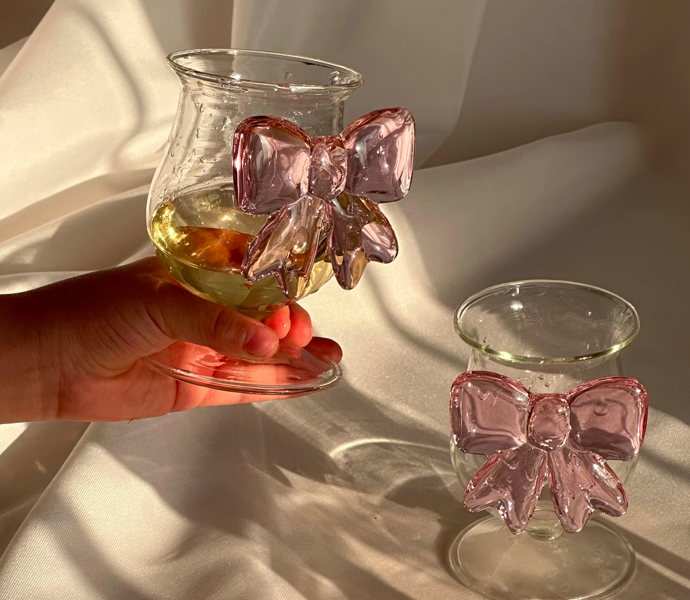 Pink Butterfly Series Instagram Tall Cup Romantic Ritual Champagne Glass Cute Butterfly - V.I.P Digital Presence
