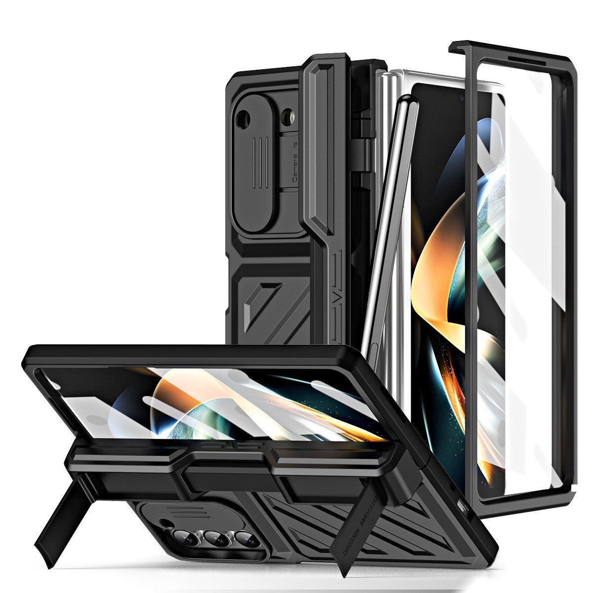 Suitable for Samsung zfold6 phone case fold5 folding protective cover, deformed steel hinge all inclusive anti drop case 5G - V.I.P Digital Presence