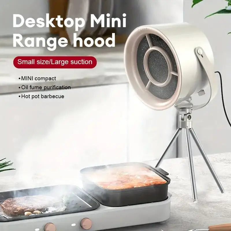 USB Desktop Range Hoods Portable Exhaust Fan Small Kitchen Hood Extractor Barbecue Large Suction Cooker Hood - V.I.P Digital Presence
