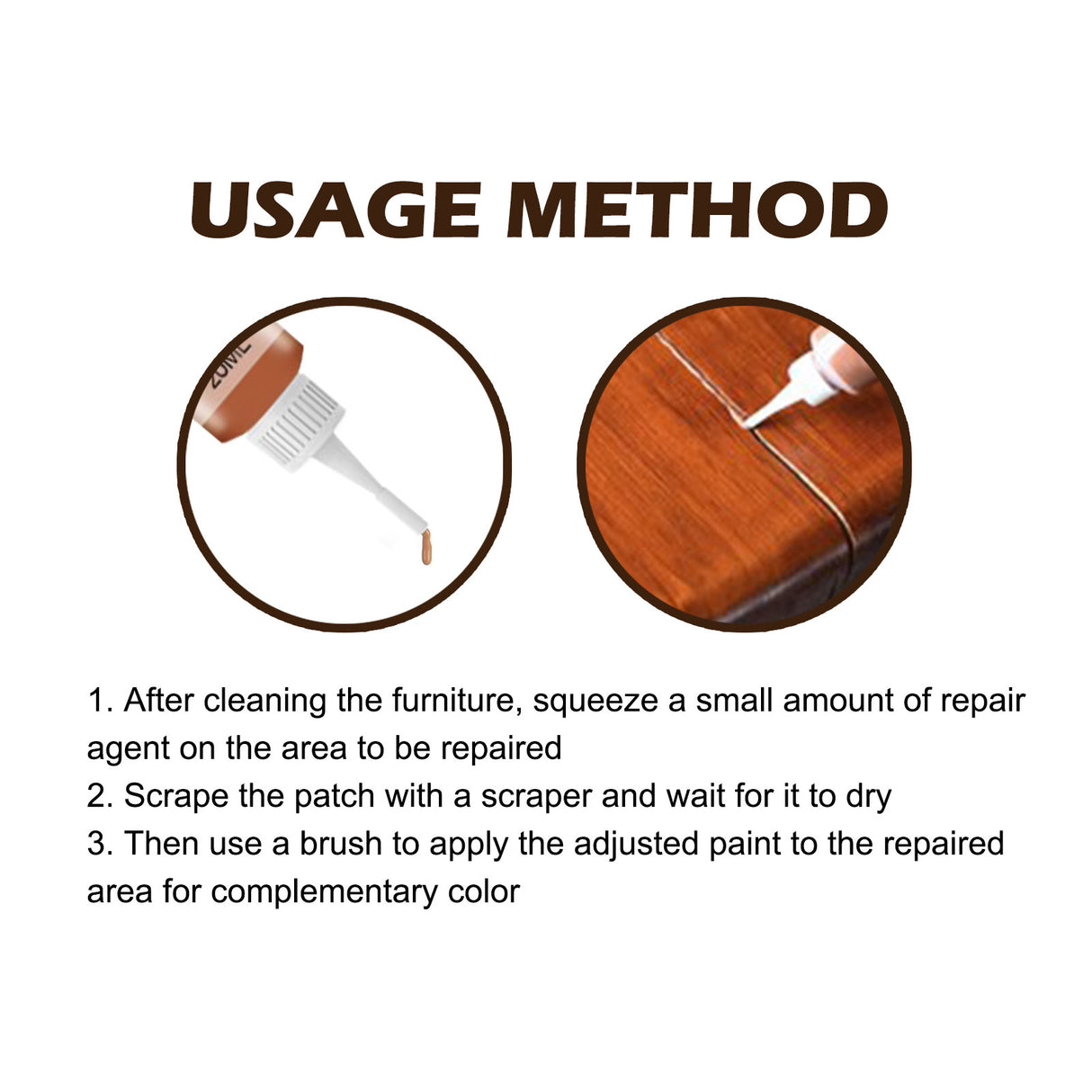Wood Furniture Repair Kit Furniture Beauty Repair Material Repair Faded Touch Up Kit - V.I.P Digital Presence