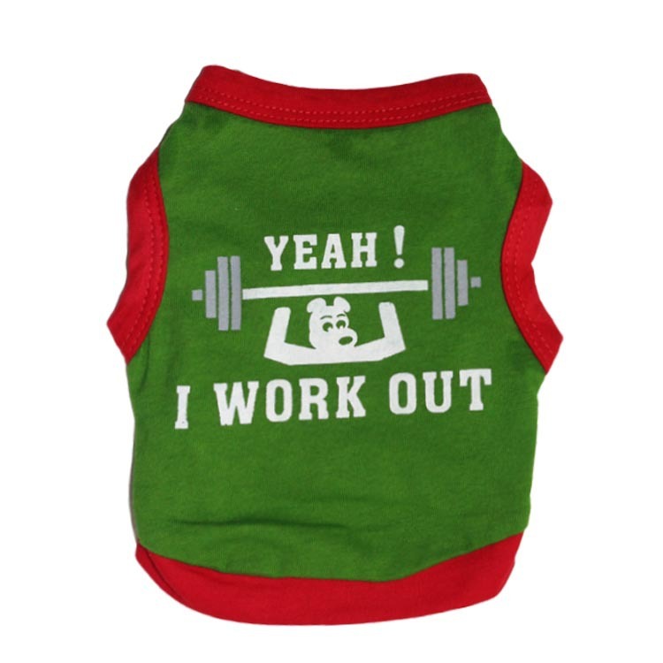 Pet Clothes Dog Clothes Cotton Sweat Weight Lifting Small Dog Pet Vest Spring And Summer - V.I.P Digital Presence