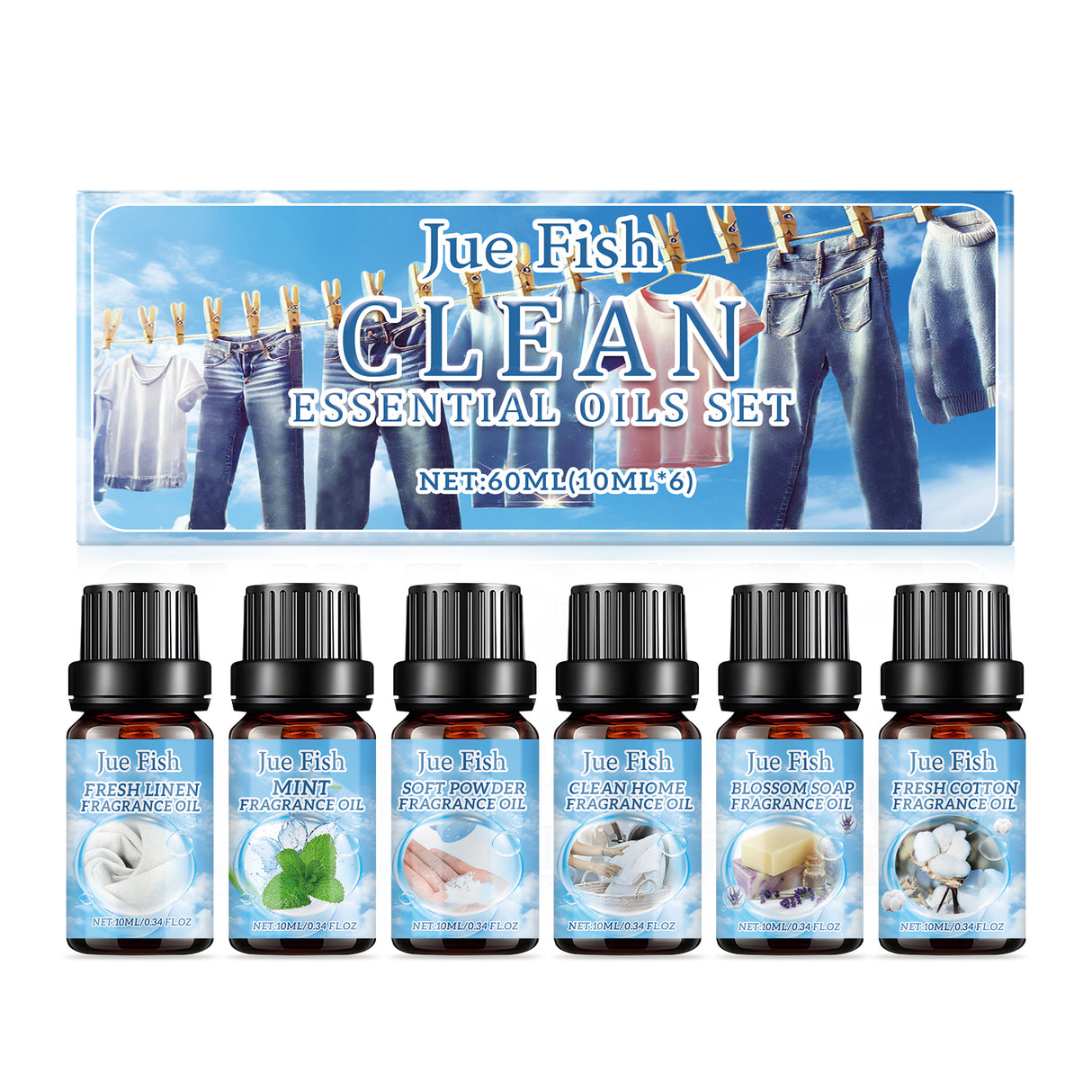 Cleansing Essential Oil Set, Fresh Natural Humidifier Essential Oil Lasting Essential Oil Perfume Oil - V.I.P Digital Presence