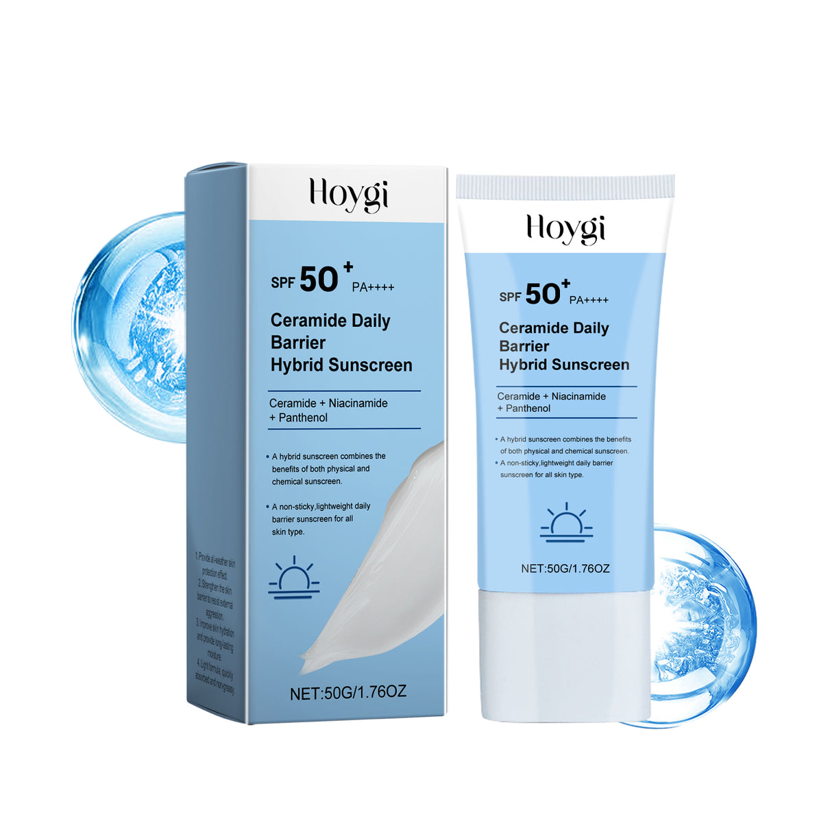 Ceramide Protective Cream, Refreshing And Moisturizing In Summer, Protects Skin, Restores Uv Isolation And Prevents Sweat - V.I.P Digital Presence
