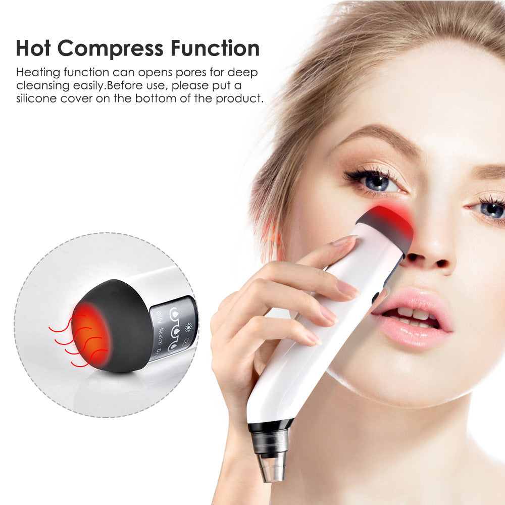 Heating Blackhead Instrument HailiCare Clean Pore Vacuum Cleansing Acne Acne Beauty Instrument - V.I.P Digital Presence