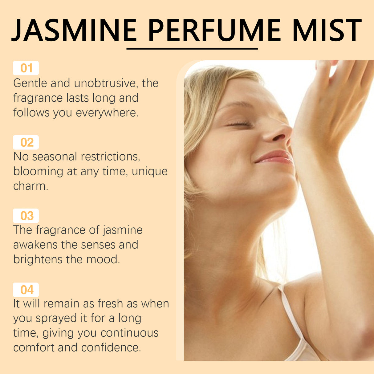 Light Brazilian Perfume For Women Fresh And Natural Lasting Scent Jasmine Wood Scented Fragrance - V.I.P Digital Presence