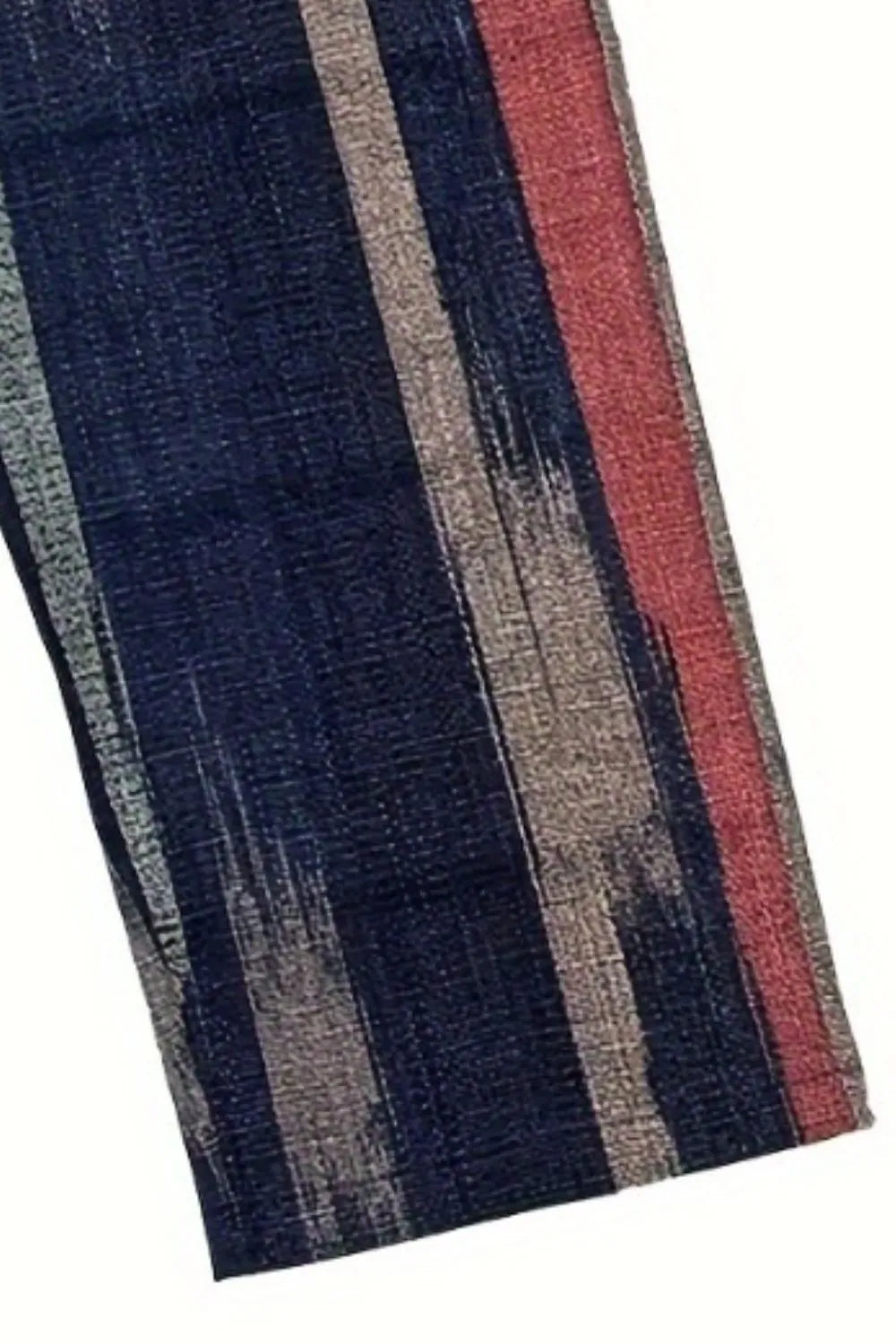 Striped Pocketed Elastic Waist Pants - V.I.P Digital Presence