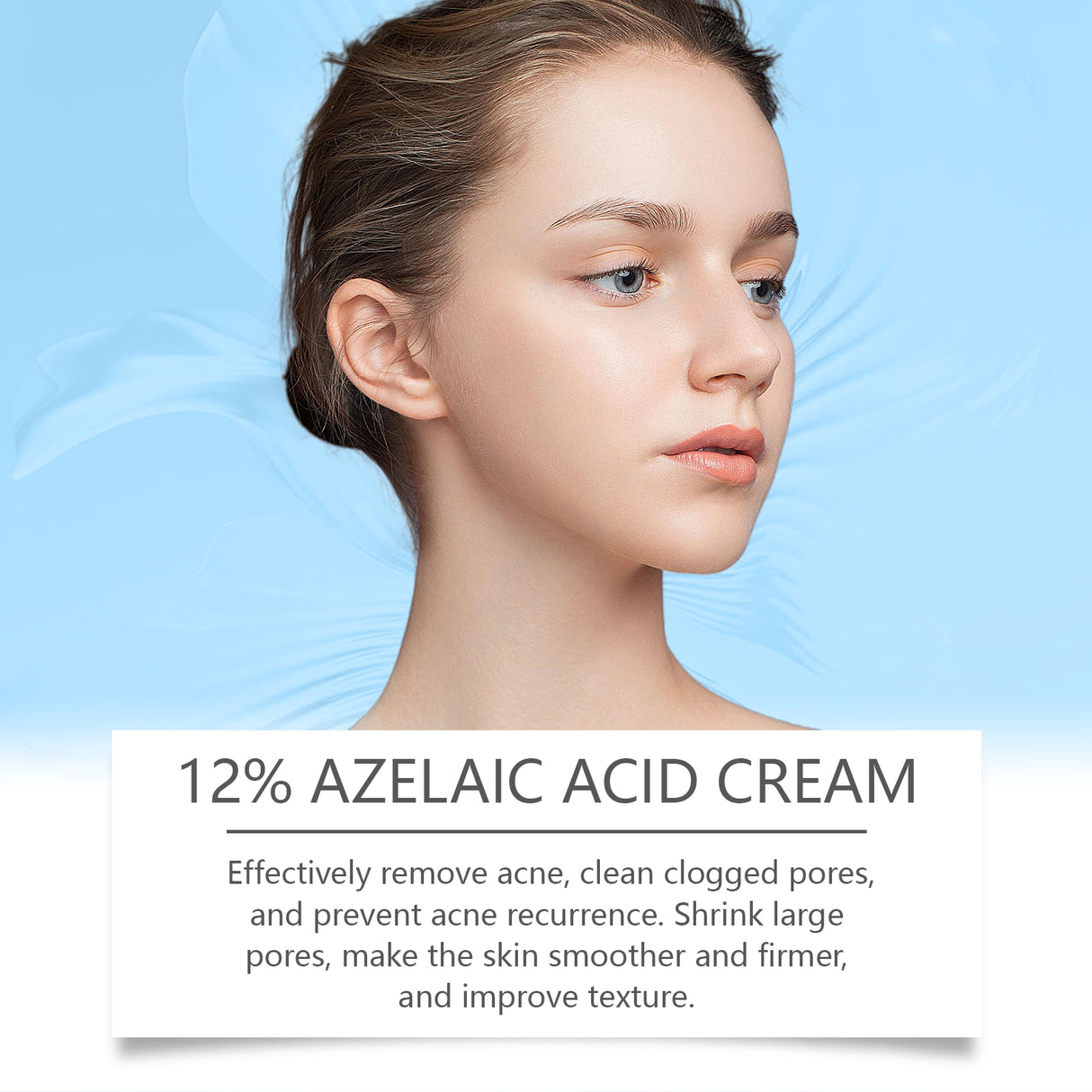 Crema para el acné con ácido azelaico que nutre e hidrata suavemente la piel y equilibra la grasa y el acné. Crema para el acné con ácido azelaico que nutre e hidrata suavemente la piel y equilibra la grasa y el acné.