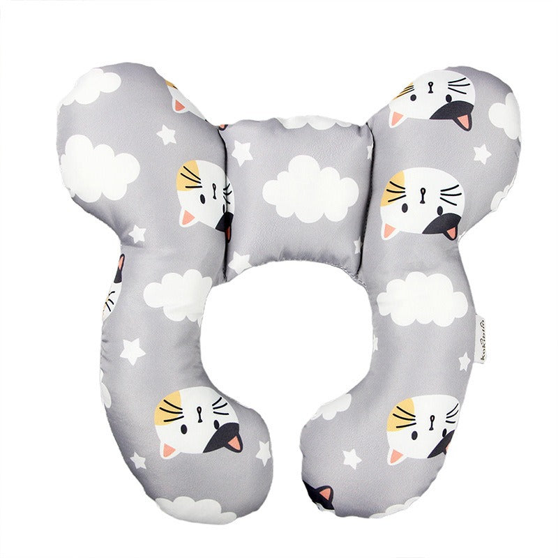 Baby head protection U-shaped pillow stroller fixed head pillow Car seat sleeping protection head and neck pillow - V.I.P Digital Presence
