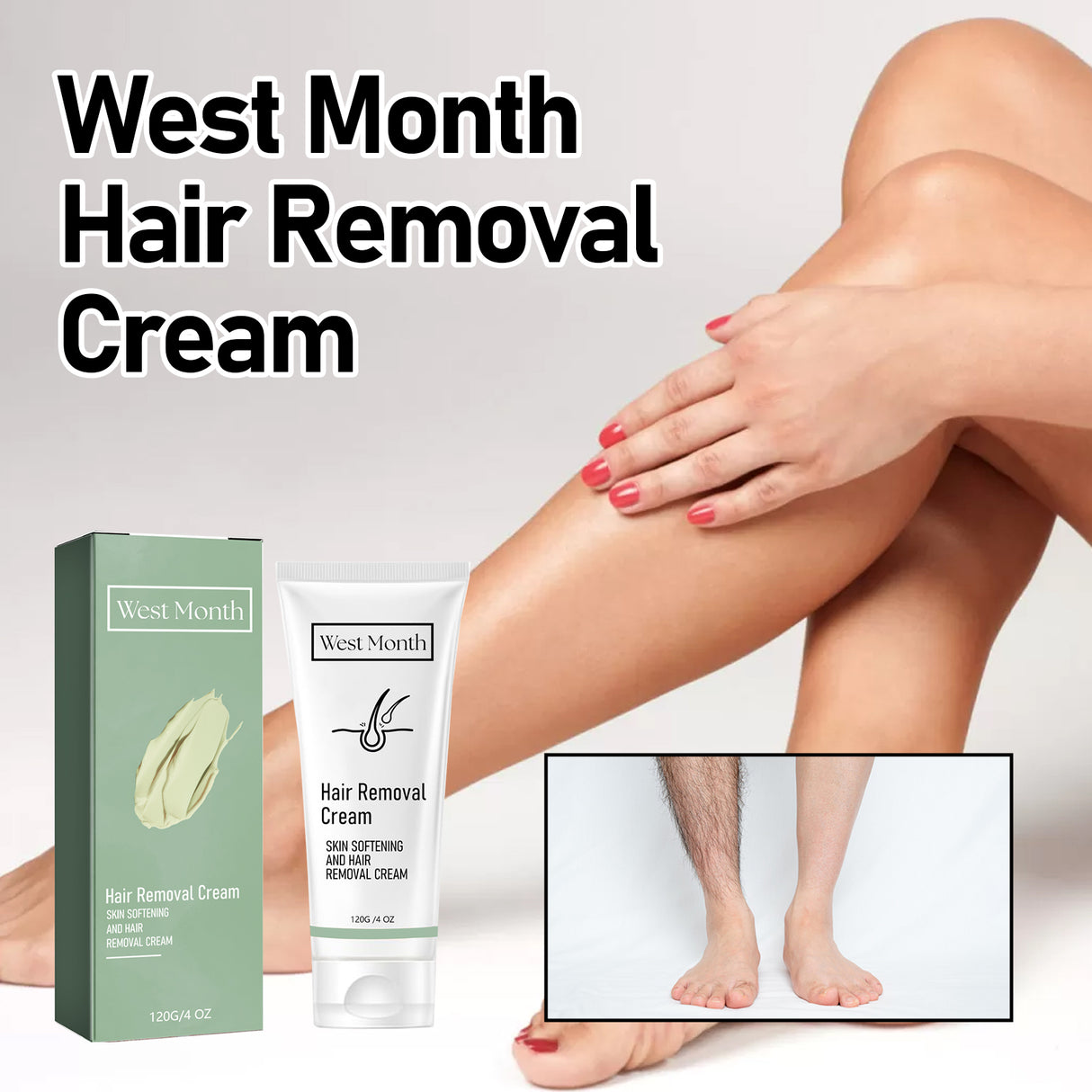 Hair Removal Cream, Full Body Underarm Lip Gentle Depilation Does Not Stimulate Smooth And Delicate Skin - V.I.P Digital Presence