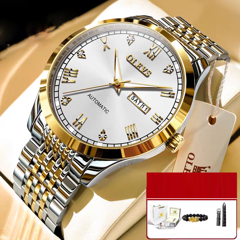 Men's Watch Men's Mechanical Watch Fully Automatic Simple Wind Waterproof Night Light Watch - V.I.P Digital Presence