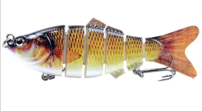 10cm 16.5g Multi-section Lure With Ring Beads Simulation Luya Multi-section Lure Submerged Bionic 6-section Lure - V.I.P Digital Presence