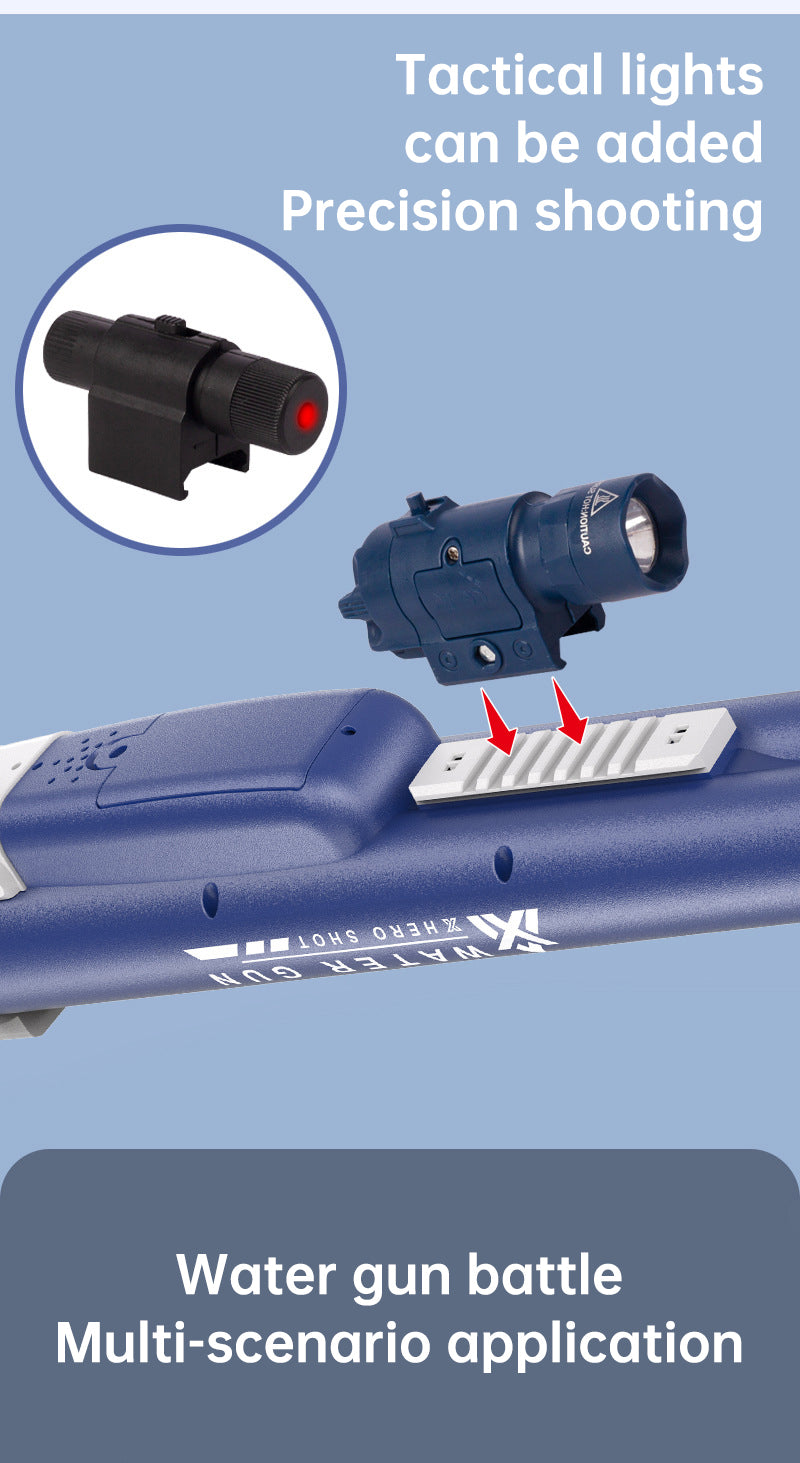 Double tube electric water gun outdoor water play and war toy - V.I.P Digital Presence