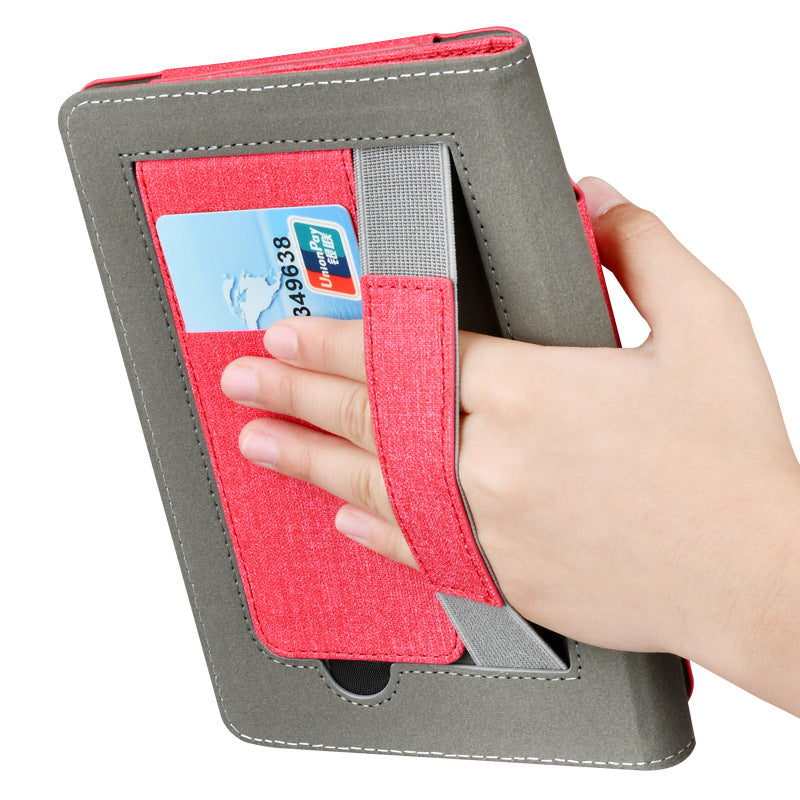 Funda protectora con patrón de tela para Kindle Paper White5 de 6,8 pulgadas y 11.º KPW5. Tarjetero de mano.