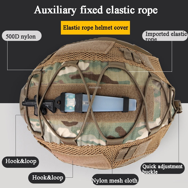 Tactical Helmet Cover for Fast MH PJ BJ Helmet Airsoft Paintball Army Helmet Cover Military Accessories - V.I.P Digital Presence