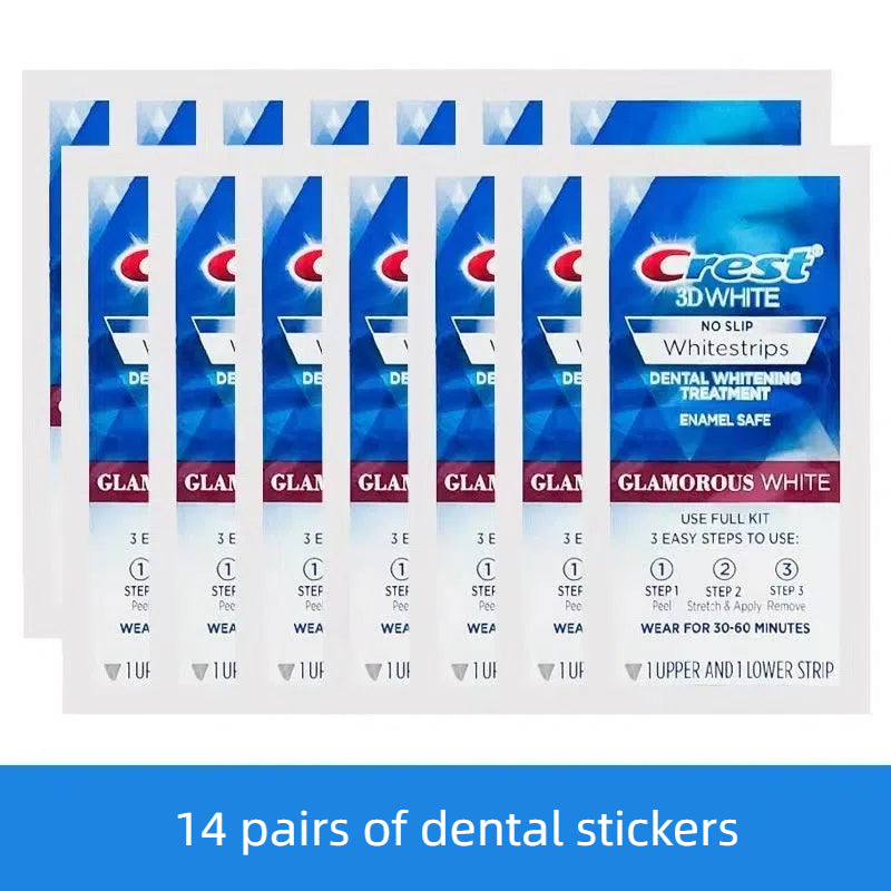 Old American version 14 pairs of 3D whitening tooth stickers in a box 14 pairs in a gift box - V.I.P Digital Presence