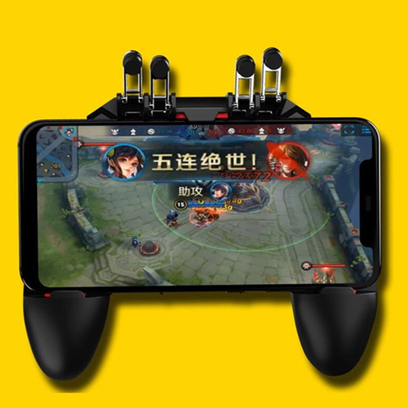 Pubg Game Gamepad AK66 For Mobile Phone Shooter Trigger Fire Button Game Controller Joystick Metal Trigger - V.I.P Digital Presence