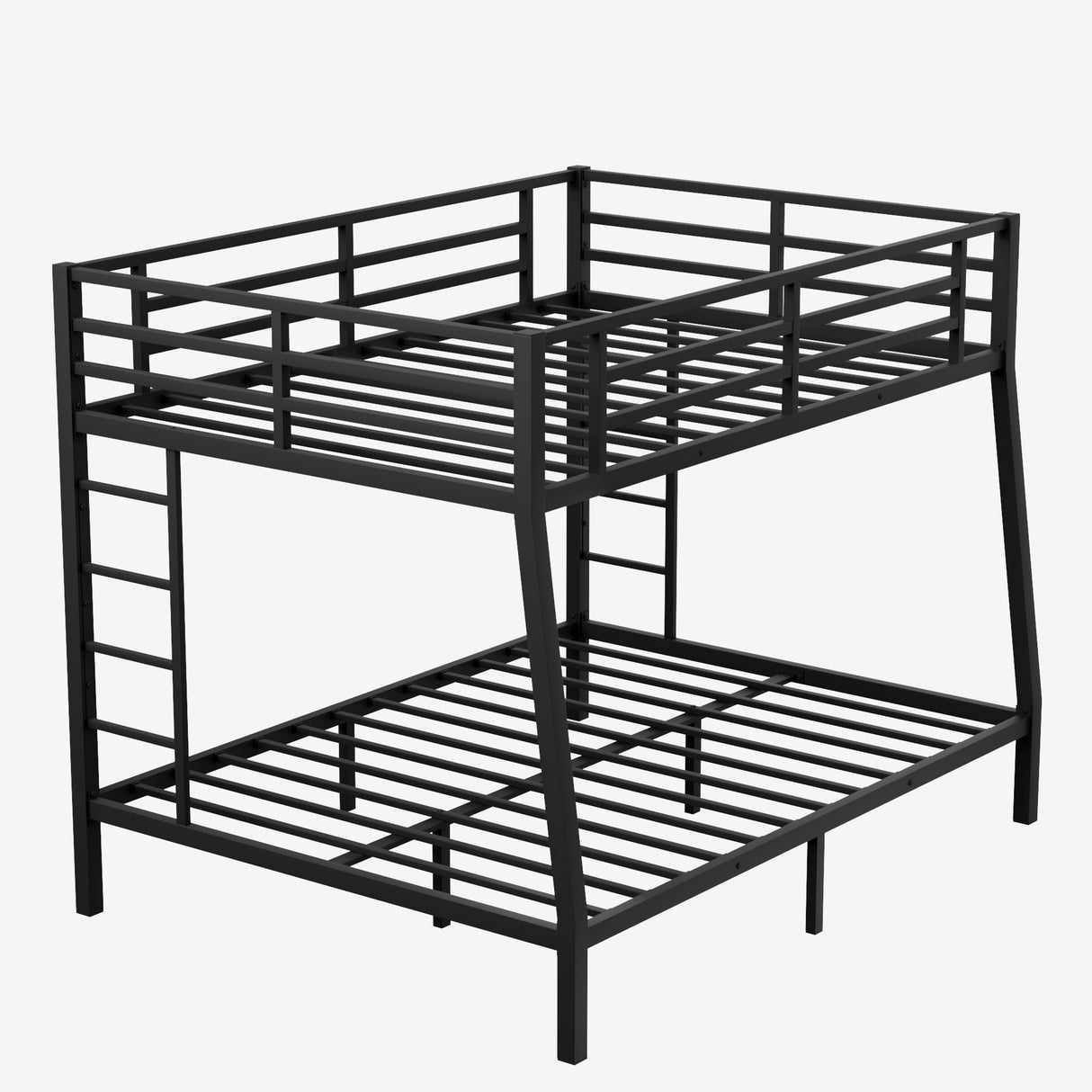 Metal Full XL over Queen Bunk Bed for Teens and Adults,Space-Saving/Noise Reduced/No Box Spring Needed - V.I.P Digital Presence