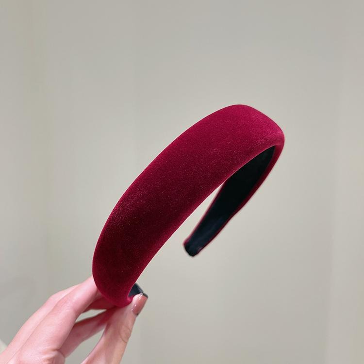 Velvet sponge wide edge headband - V.I.P Digital Presence