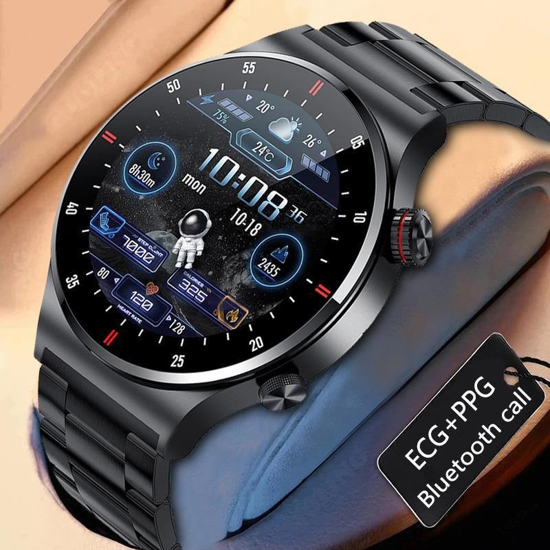 QW33 Smart Watch ECG+PPG Music Player Pedometer Bluetooth Call Smart Watch - V.I.P Digital Presence